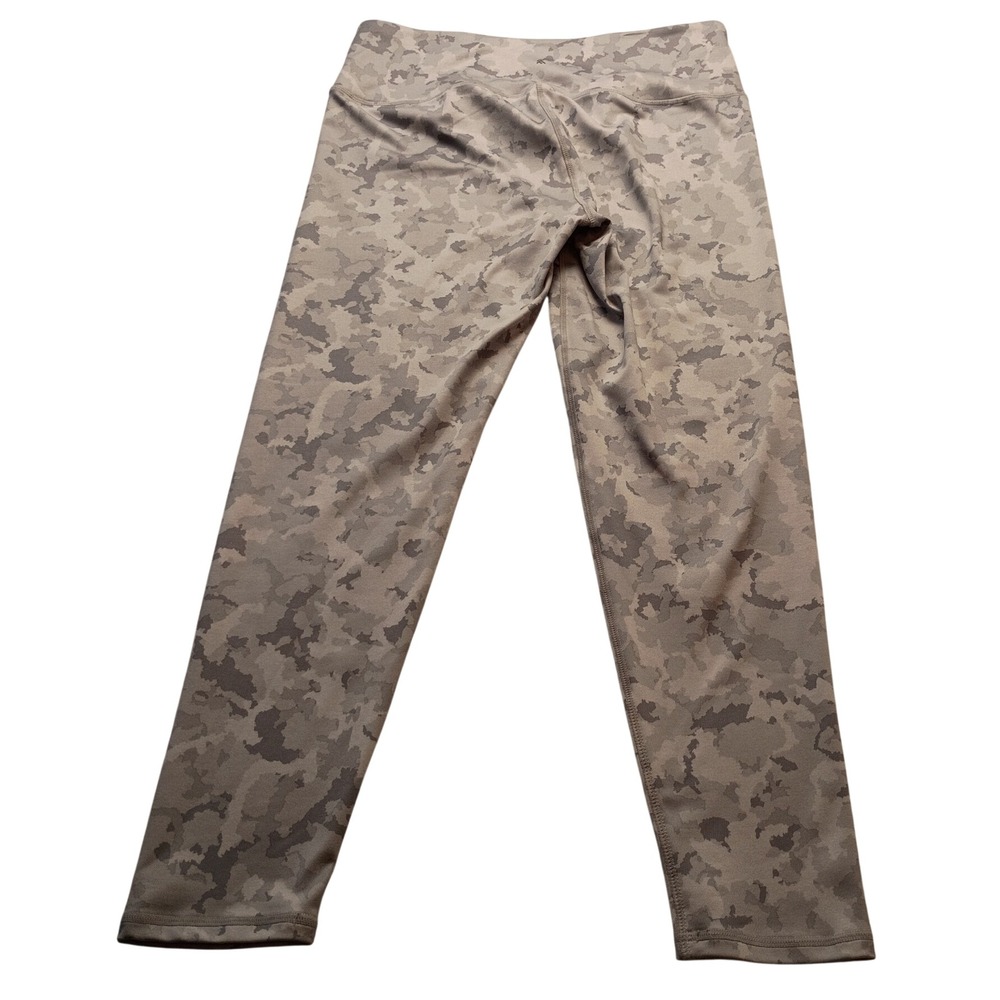 Kyodan Leggings Women's Grey Camo High Waisted Yoga Activewear Stretchy Blend L